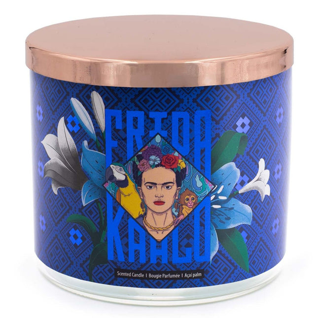 Frida Kahlo Scented Candle – Artistic Glass Design