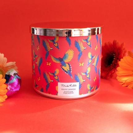 Frida Kahlo Scented Candle – Artistic Glass Design
