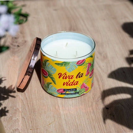 Frida Kahlo Scented Candle – Artistic Glass Design
