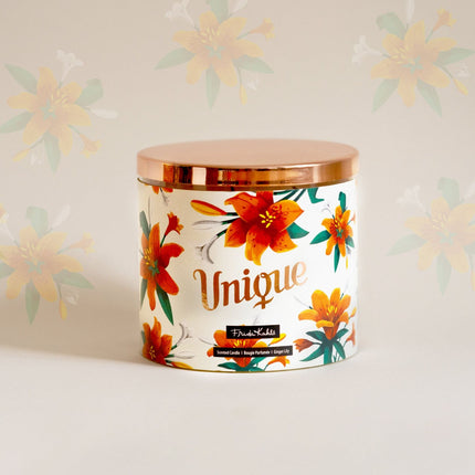 Frida Kahlo Scented Candle – Artistic Glass Design