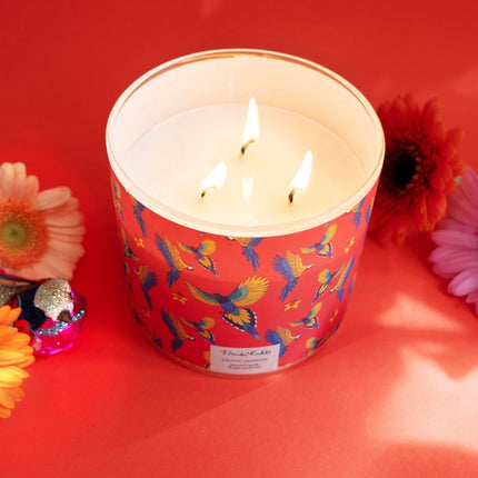 Frida Kahlo Scented Candle – Artistic Glass Design