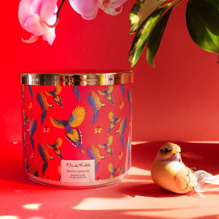 Frida Kahlo Scented Candle – Artistic Glass Design