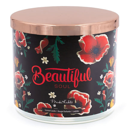 Frida Kahlo Scented Candle – Artistic Glass Design
