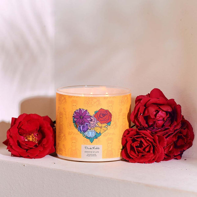 Frida Kahlo Scented Candle – Artistic Glass Design