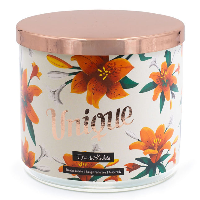 Frida Kahlo Scented Candle – Artistic Glass Design