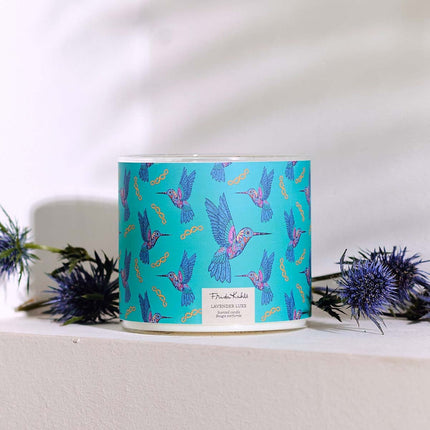 Frida Kahlo Scented Candle in Artistic Glass