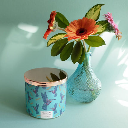 Frida Kahlo Scented Candle in Artistic Glass