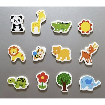 Fridge magnets - animals 12 pcs 22615