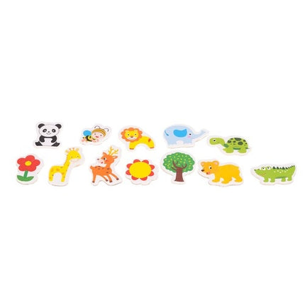 Fridge magnets - animals 12 pcs 22615