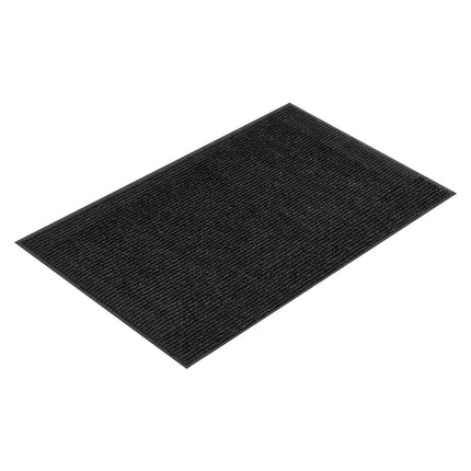 Front Door Mat 6 x 4 Ft, Non-Slip PVC, Washable, Grey