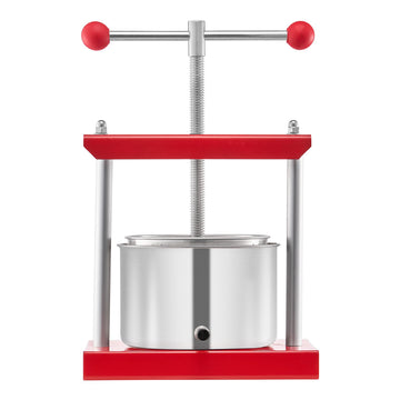 Fruit Wine Press, 3L Manual Stainless Steel, T-Handle