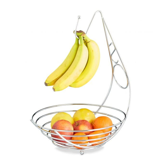 Fruit bowl with banana holder
