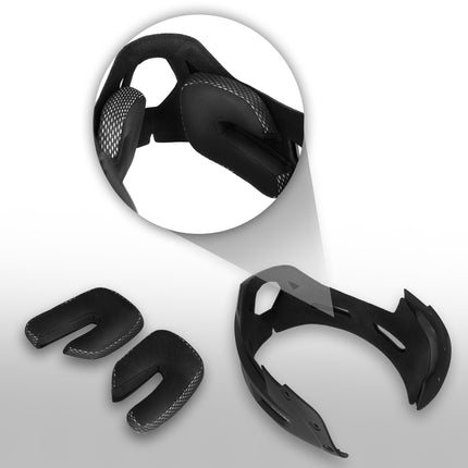 Full-Face Helmet, Black, Detachable Chin Guard, L 58–61 cm