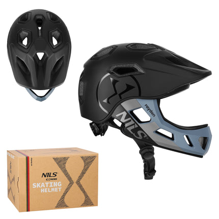 Full-Face Helmet with Removable Chin Guard, S (52-56 cm)