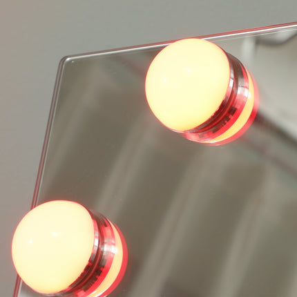 Full-Length Mirror 150x40 cm, RGB LED, Touch Control, Memory