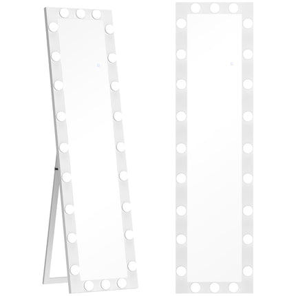 Full-Length Mirror 150x40 cm with LED Lights, 3 Light Modes