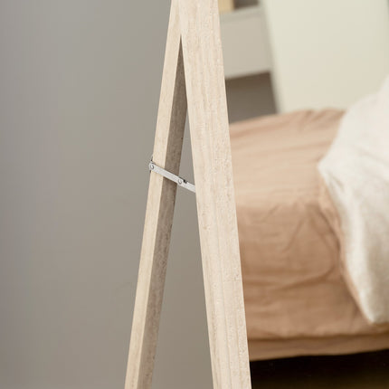 Full-Length Mirror, 160x50 cm, Rectangular, White Frame