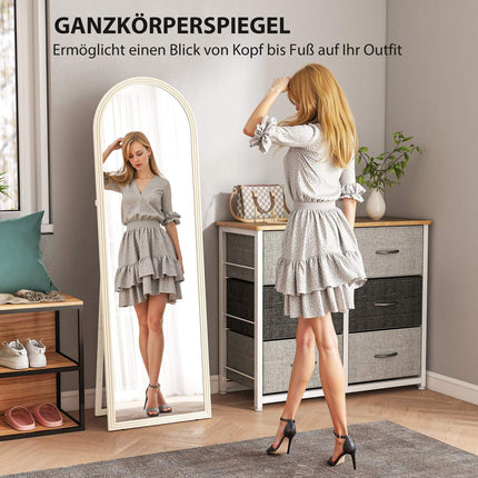 Full-Length Mirror, 50x160 cm, Freestanding, Wall-Mount