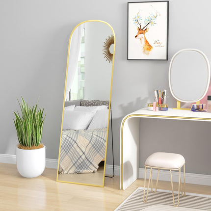 Full-Length Mirror, Gold, 50 x 161.5 cm, Aluminum Frame