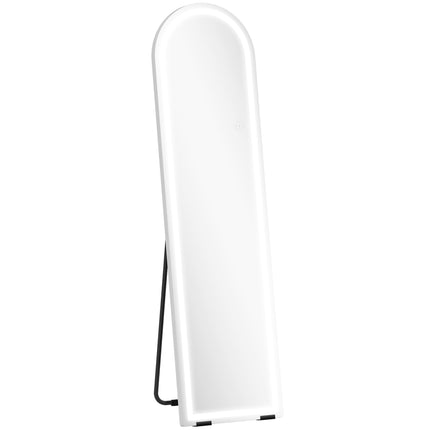 Full-Length Mirror with LED Lights, 150x40 cm, Dimmable