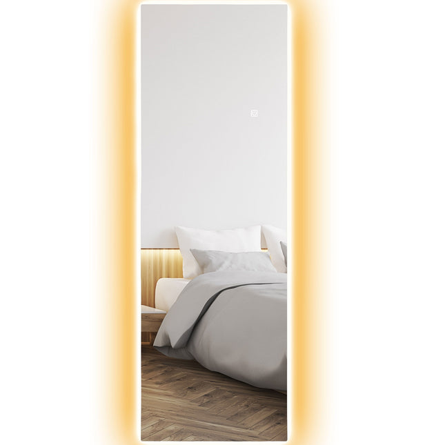 Floor mirror with LED light, Touch Control, 40x120 cm