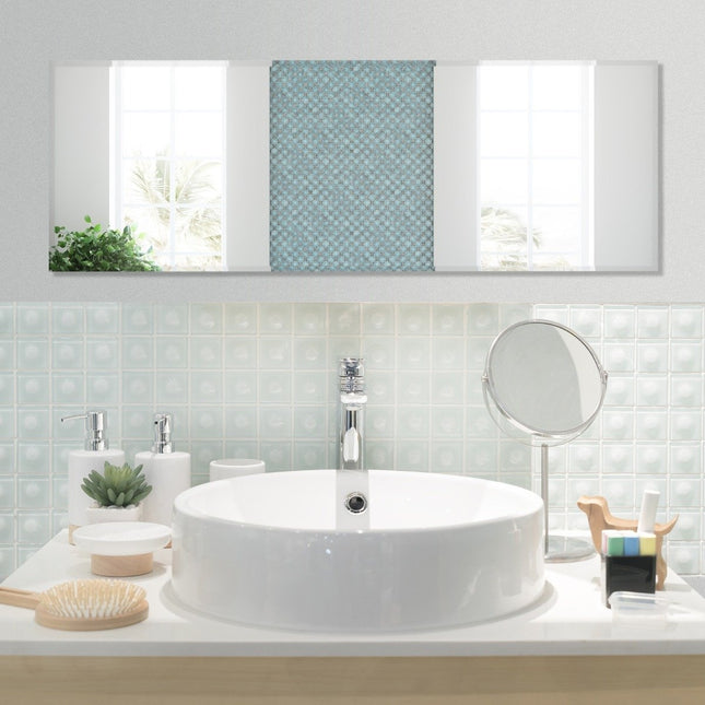 Full length rectangular wall/full length mirror with beveled edge 110 x 38 cm