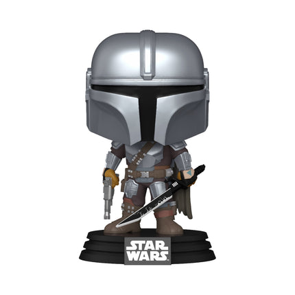 Funko Pop! Vinyl Figure: The Mandalorian - Mando W/Darksaber