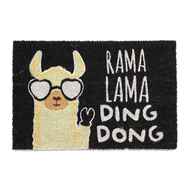 Funny Llama Coir Doormat – Indoor/Outdoor Use