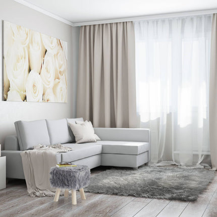 Fur Pallet Faux Fur Gray