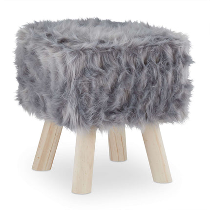Fur Pallet Faux Fur Gray