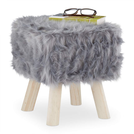 Fur Pallet Faux Fur Gray