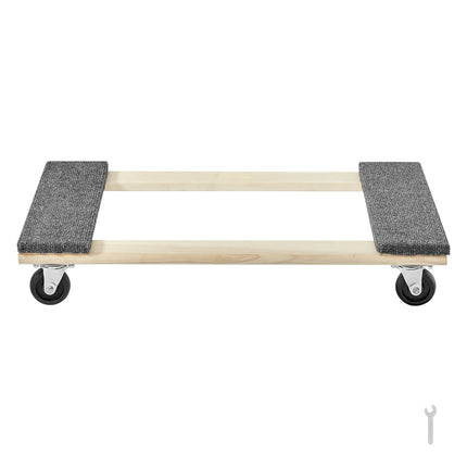 Furniture Dolly, 1000 lb, 18 x 30, Swivel Casters
