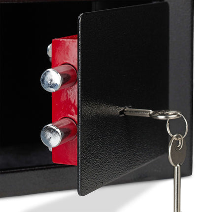 Furniture cabinet with key