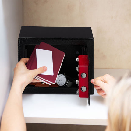 Furniture cabinet with key
