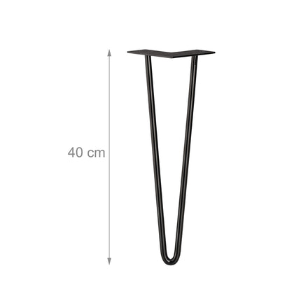 Furniture leg hairpin set of 4
