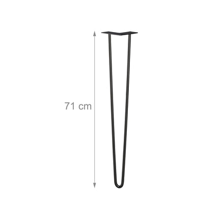 Furniture leg hairpin set of 4