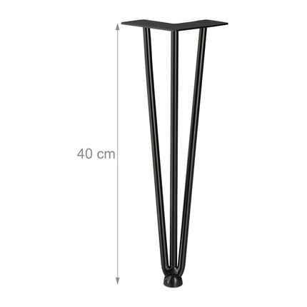 Furniture leg hairpin set of 4