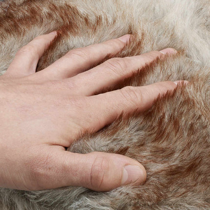 Fur stool round