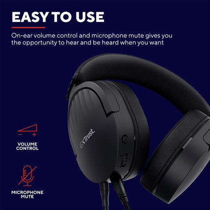 GXT 489 Fayzo Gaming Headset Eco Black