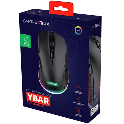 GXT 922 Ybar Gaming Mouse Eco Black