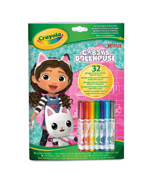 Gabby's Dollhouse Color and Activity Set for Creative Fun