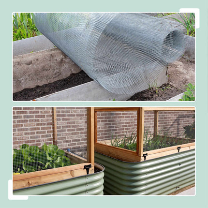 Galvanised Aviary Mesh, 6.3 x 6.3 mm, Weather-Resistant