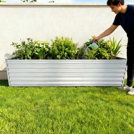 Galvanised Metal Raised Garden Bed – Pest Resistant