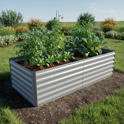 Galvanised Metal Raised Garden Bed – Pest Resistant