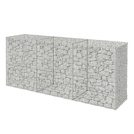 Galvanised Steel Gabion Basket, 100 x 200 x 50 cm