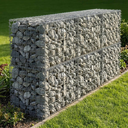 Galvanised Steel Gabion Basket 100x50x30 cm