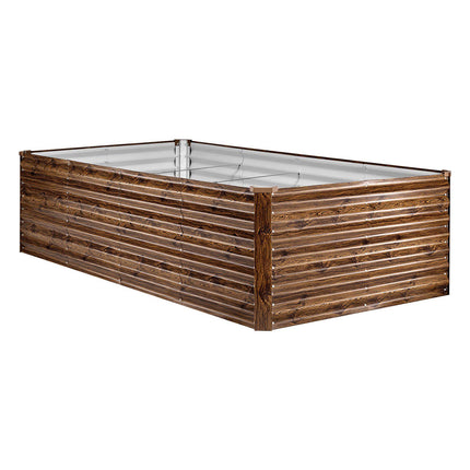 Galvanized Raised Garden Bed 240 x 120 x 62 cm