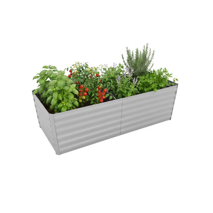 Galvanized Raised Garden Bed 57x180x90cm