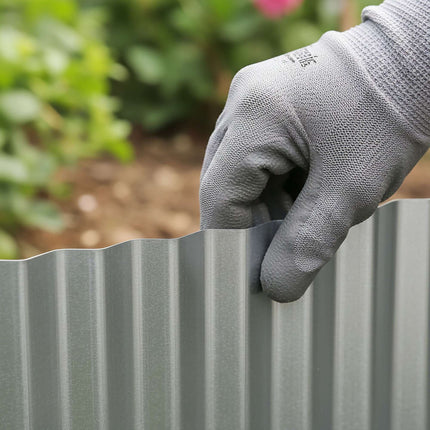 Galvanized Steel Lawn Edging for Garden Beds