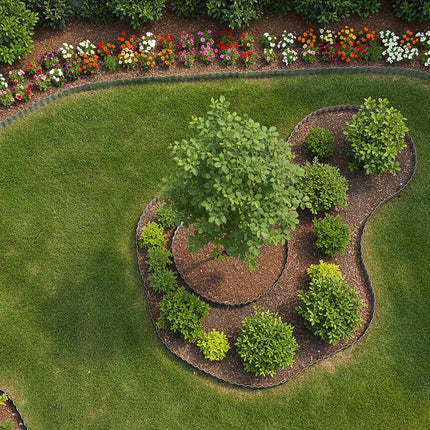 Galvanized Steel Lawn Edging for Garden Beds